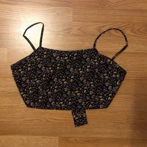 romwe flower tank top